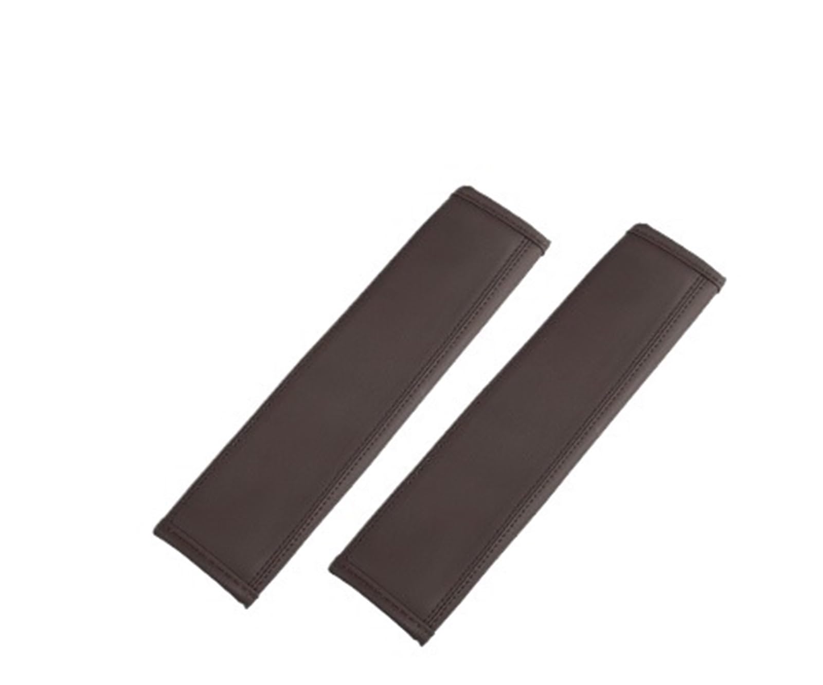 Gurtpolster Auto Auto-Sicherheitsgurtbezug, PU-Leder, verstellbarer Sicherheitsgurt, Schulterpolster, Schutzzubehör(Brown 2pcs) von ZRHWSPD