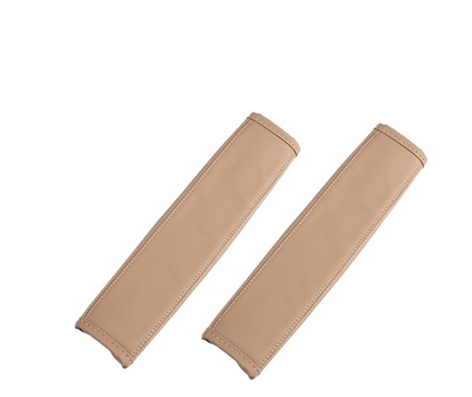 Gurtpolster Auto Auto-Sicherheitsgurtbezug, PU-Leder, verstellbarer Sicherheitsgurt, Schulterpolster, Schutzzubehör(Cognac 2pcs) von ZRHWSPD