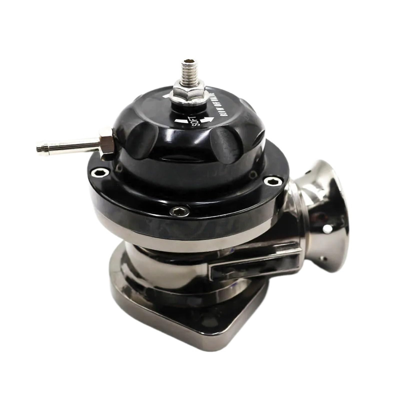 Abgasturbolader Abblasventil Für Turbolader Für Kraftfahrzeuge, Typ RS, Universelles Abblasventil Für Kraftstoffdruckregler Aus Aluminiumlegierung Turbocharger Kit(Black) von ZRHYRG