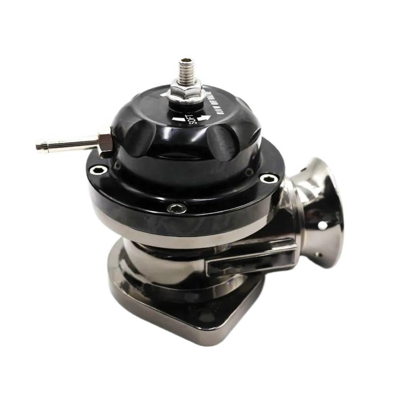 Abgasturbolader Abblasventil Für Turbolader Für Kraftfahrzeuge, Typ RS, Universelles Abblasventil Für Kraftstoffdruckregler Aus Aluminiumlegierung Turbocharger Kit(Black) von ZRHYRG