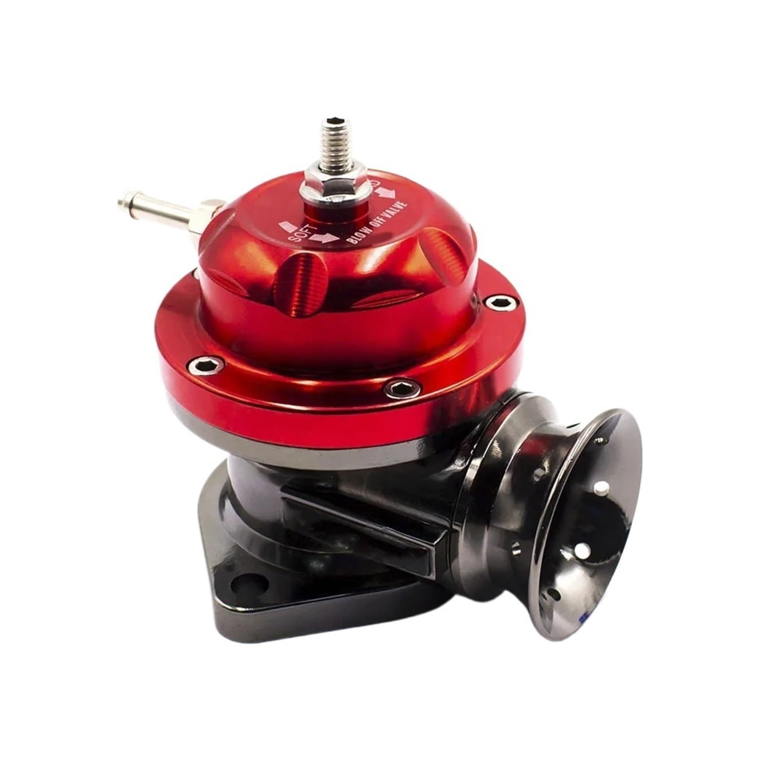 Abgasturbolader Abblasventil Für Turbolader Für Kraftfahrzeuge, Typ RS, Universelles Abblasventil Für Kraftstoffdruckregler Aus Aluminiumlegierung Turbocharger Kit(Red) von ZRHYRG