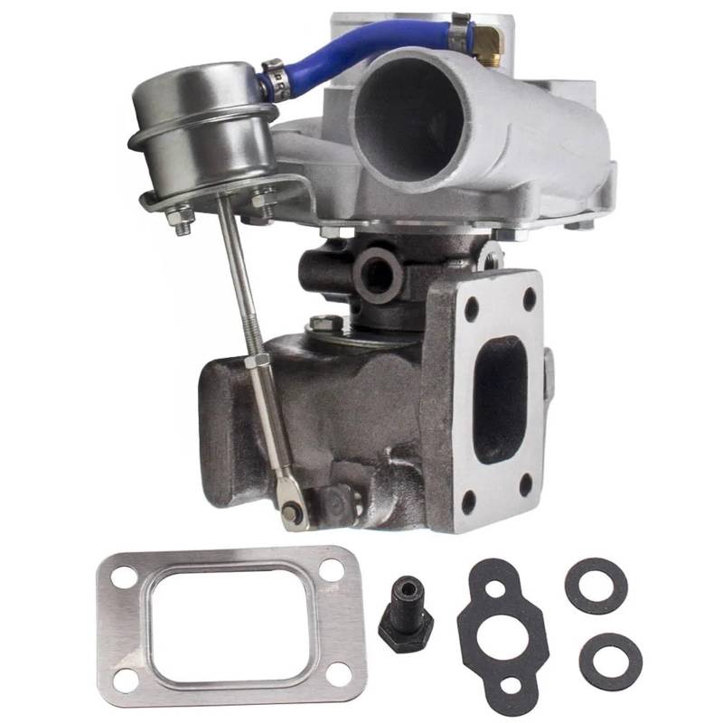 Abgasturbolader GT25 GT28 T25 T28 GT2871 GT2860 Universal 0.6A/R Turbo Turbolader 400HP+ Wassergekühlte A/R .60 Journing-Lagerturbine Turbocharger Kit von ZRHYRG