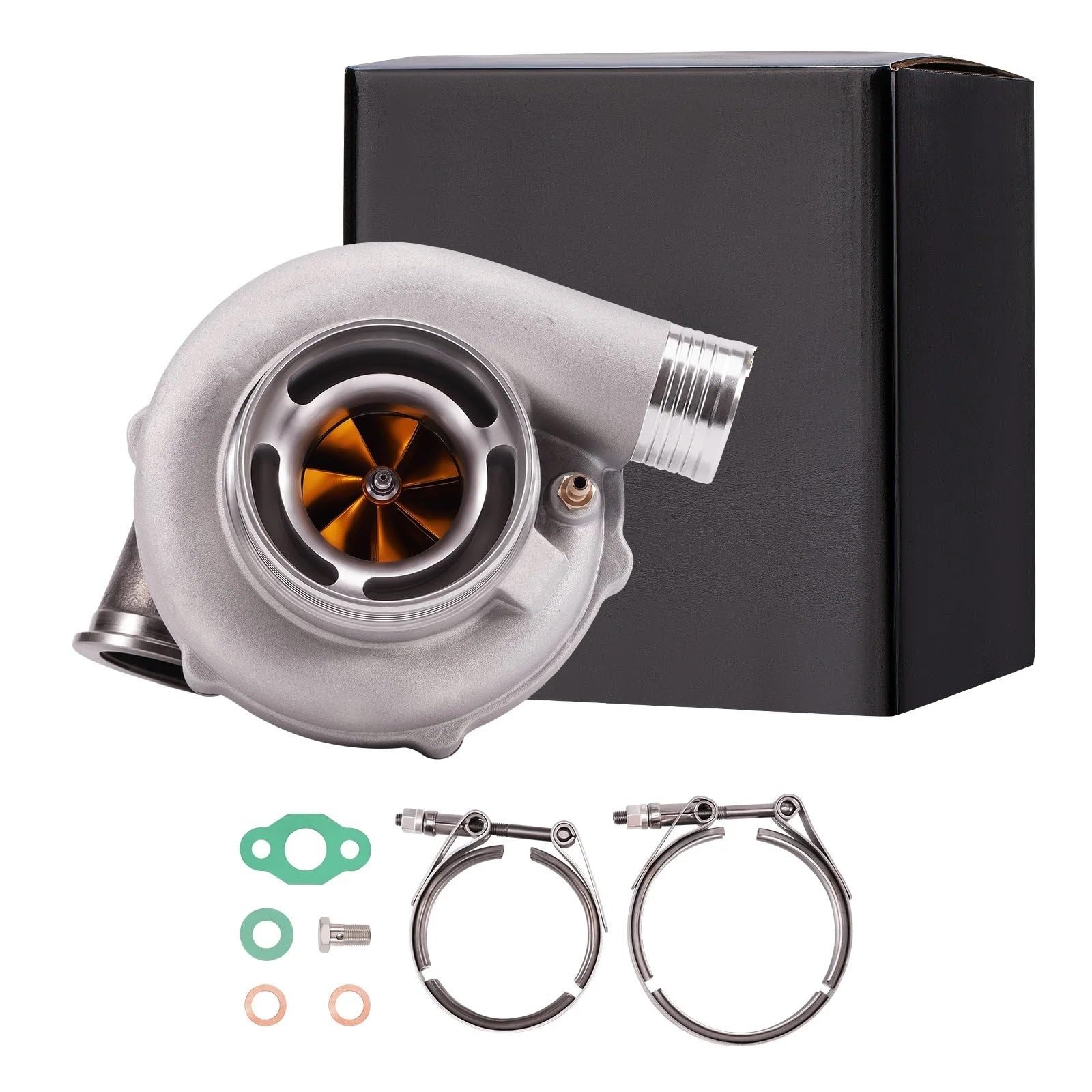 Abgasturbolader GT3076 GT3076R Universal-Turbolader Doppelkeramik-Kugellagerturbine AR 0,82 Turbocharger Kit Abgasturbolader GT3076 GT3076R Universal-Turbolader Doppelkeramik-Kugellagerturbine AR 0,82 Turbocharger Kit von ZRHYRG