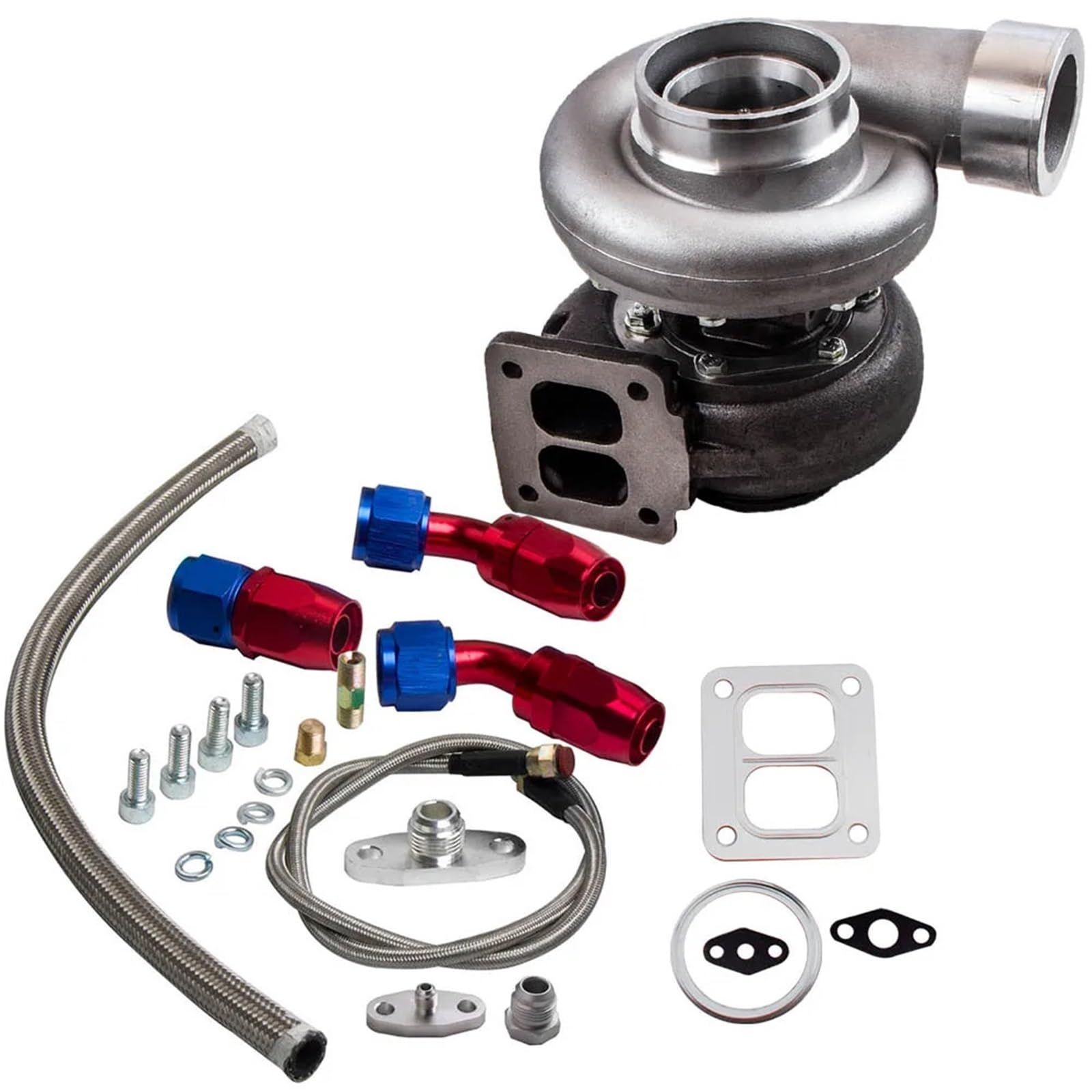 Abgasturbolader Passend Für Chevrolet Camaro Base Coupé 2-Türer 4.1l 1972 1.05 A/R-Rad Für Alle 4.0L-6.0L Gt45 Turbolader T4 V-Band Turbocharger Kit Abgasturbolader Passend Für Chevrolet Camaro Base Coupé 2-Türer 4.1l 1972 1.05 A/R-Rad Für Alle 4.0L-6.0L Gt45 Turbolader T4 V-Band Turbocharger Kit von ZRHYRG