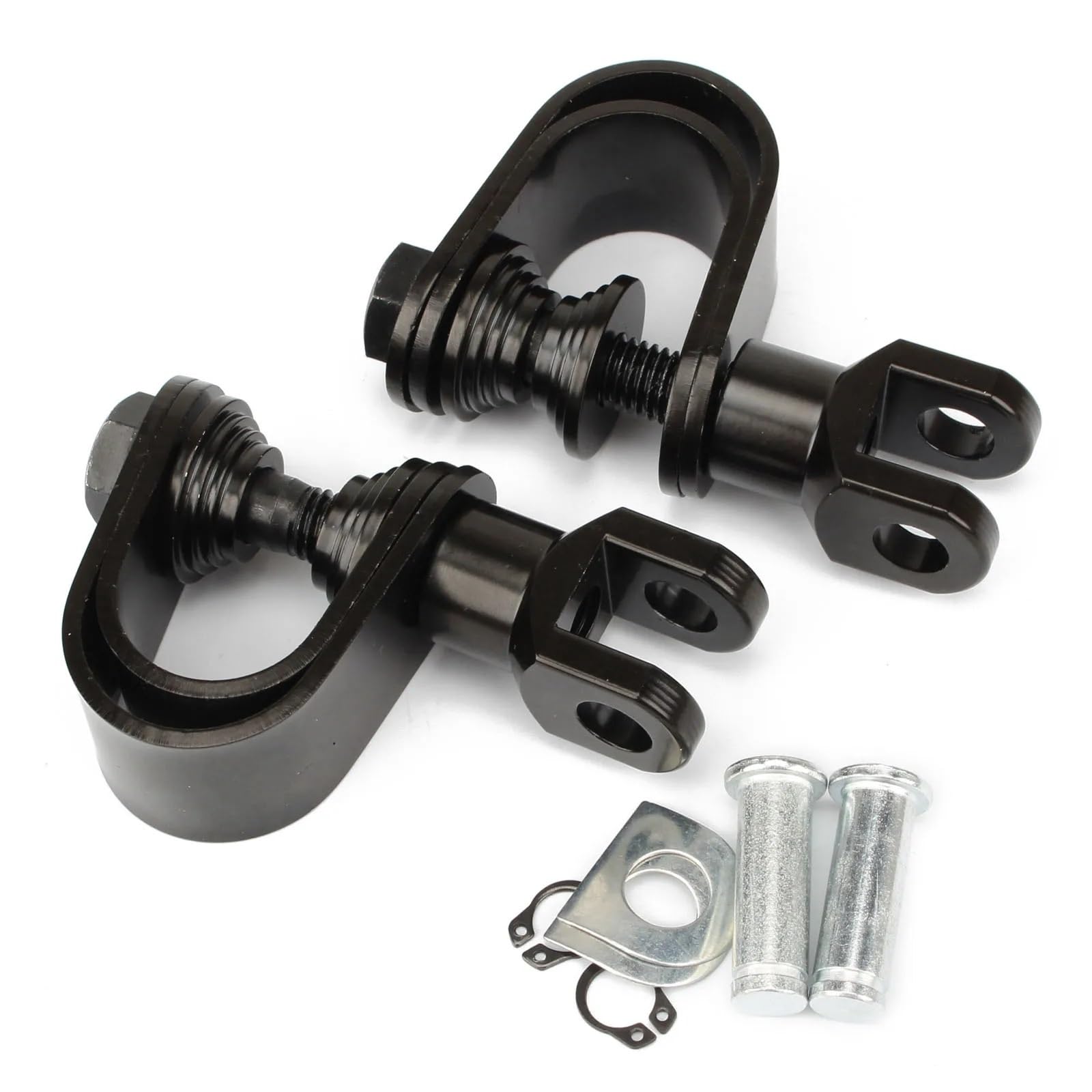 Abgasturbolader Passend Für Harley, Passend Für Kawasaki, Passend Für Suzuki, Motorrad-Pegs, 25 Mm, 32 Mm, Crash Bar, Highway-Fußrasten, Fußstützenklemme Turbocharger Kit(Clamps) von ZRHYRG