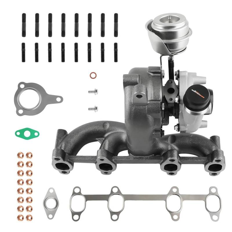 Abgasturbolader Passend für Audi A3, Passend für VW, Passend für Seat, Passend für Skoda 1.9 TDI, 713673-0006/713673-5006S Turbolader Turbocharger Kit von ZRHYRG