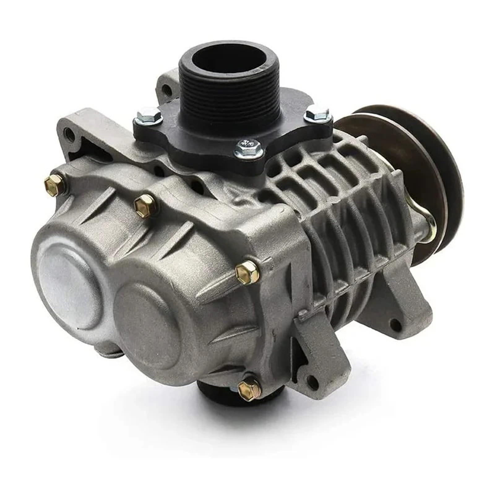 Abgasturbolader Passend für Auto, Schneemobil, ATV, 0,5–1,3 l, AISIN AMR300 Roots-Kompressor, Kompressor, Gebläse, Booster, Kompressor-Turbine Turbocharger Kit(With 6PK Pulley) von ZRHYRG