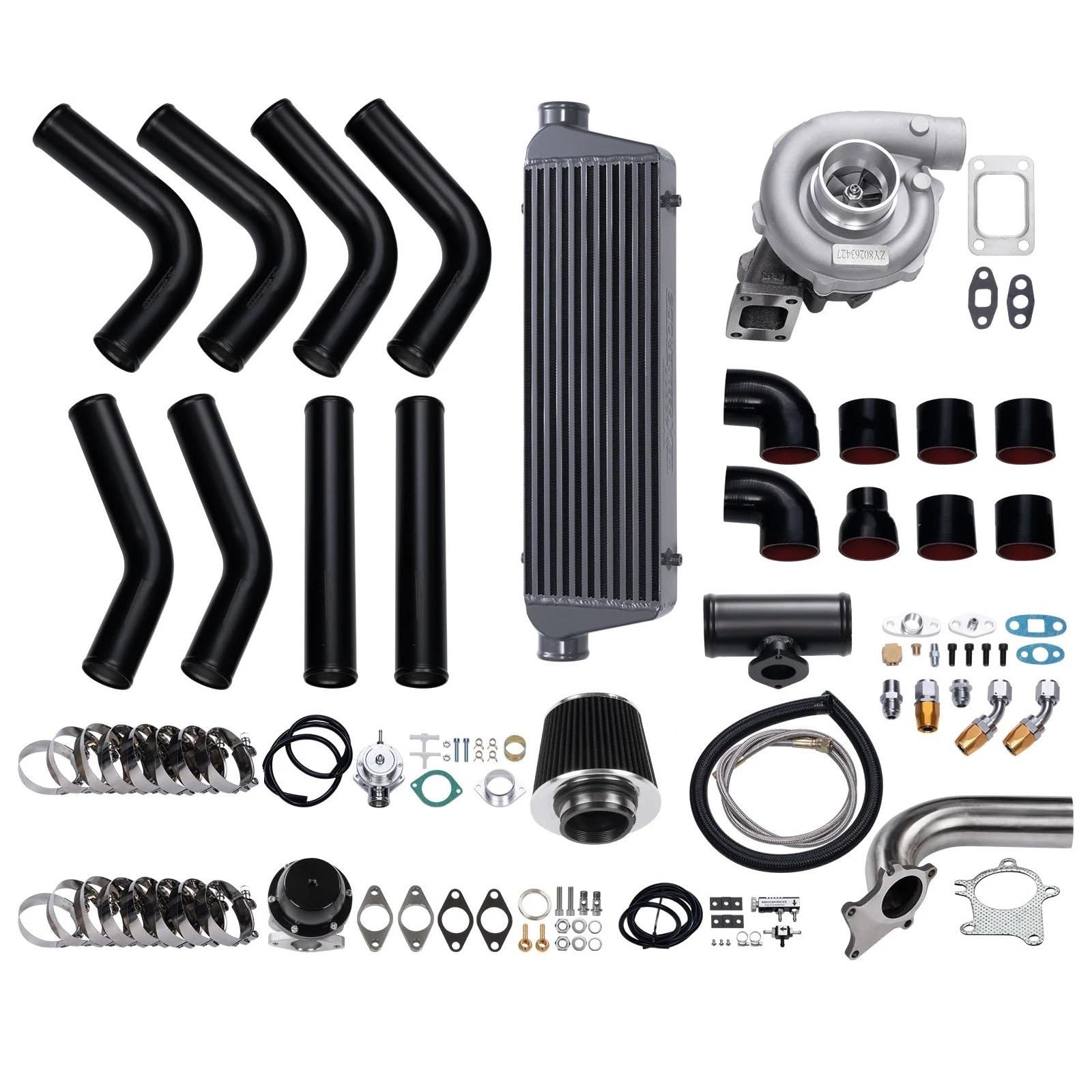 Abgasturbolader Passend für BMW E46 325i 2001 2002 2003 2004 2005 2006 2007 T3 T4 Turbo + Ladeluftkühler + Verteiler + BOV + Wastegate 12-teiliges Kit Turbocharger Kit Abgasturbolader Passend für BMW E46 325i 2001 2002 2003 2004 2005 2006 2007 T3 T4 Turbo + Ladeluftkühler + Verteiler + BOV + Wastegate 12-teiliges Kit Turbocharger Kit von ZRHYRG