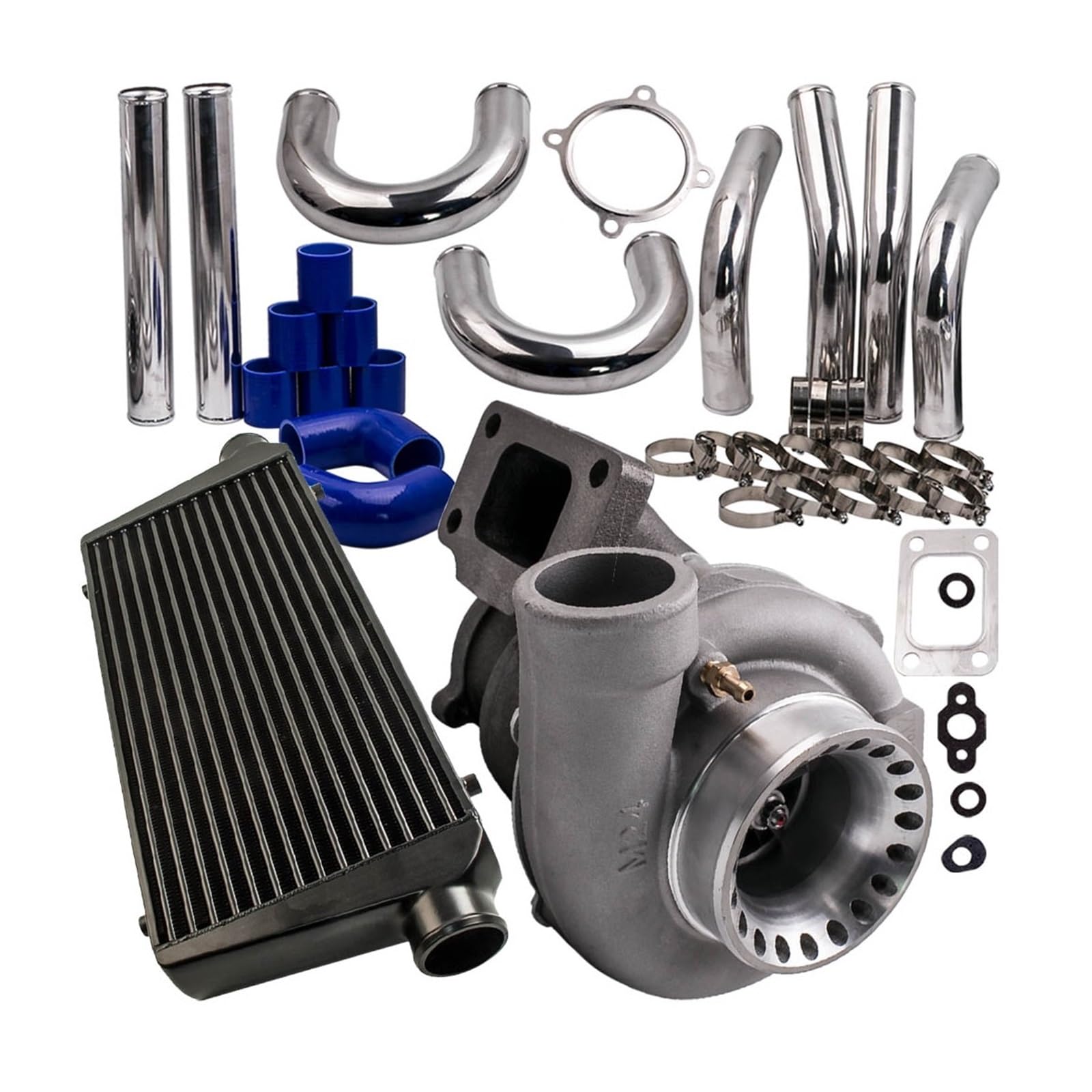 Abgasturbolader Passend für Ford Falcon BA/BF XR6 FPV & 64mm Rohrleitungssätze & Ladeluftkühler 76 GT3582 GT35 Universal-Turbo-Turbolader Turbocharger Kit Abgasturbolader Passend für Ford Falcon BA/BF XR6 FPV & 64mm Rohrleitungssätze & Ladeluftkühler 76 GT3582 GT35 Universal-Turbo-Turbolader Turbocharger Kit von ZRHYRG