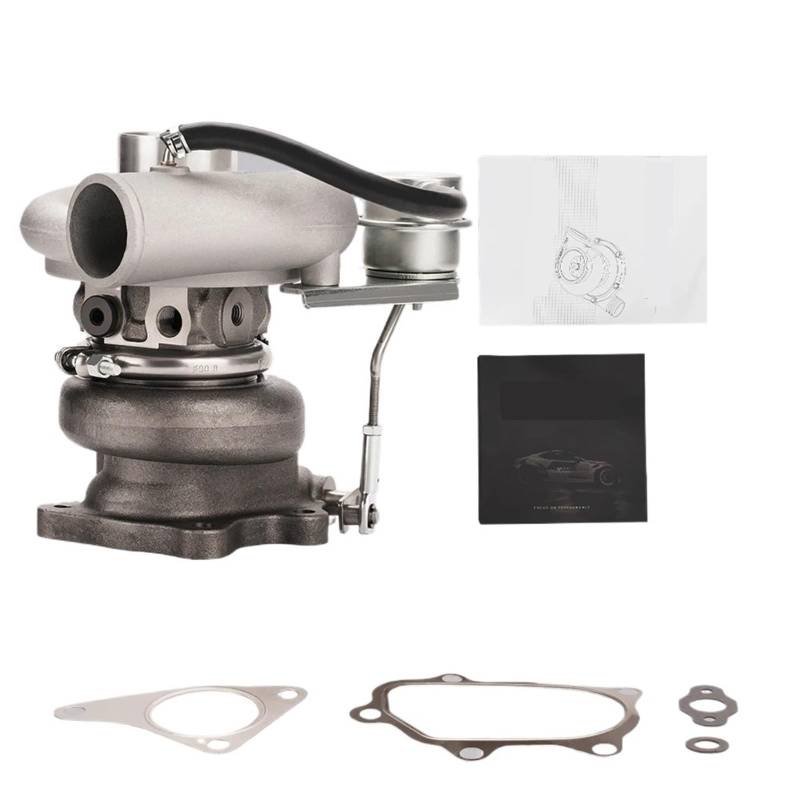 Abgasturbolader Passend für Subaru WRX STI Turbolader, wassergekühlt, Billet TD05H 20G-8 .60 A/R Turbo Turbocharger Kit von ZRHYRG