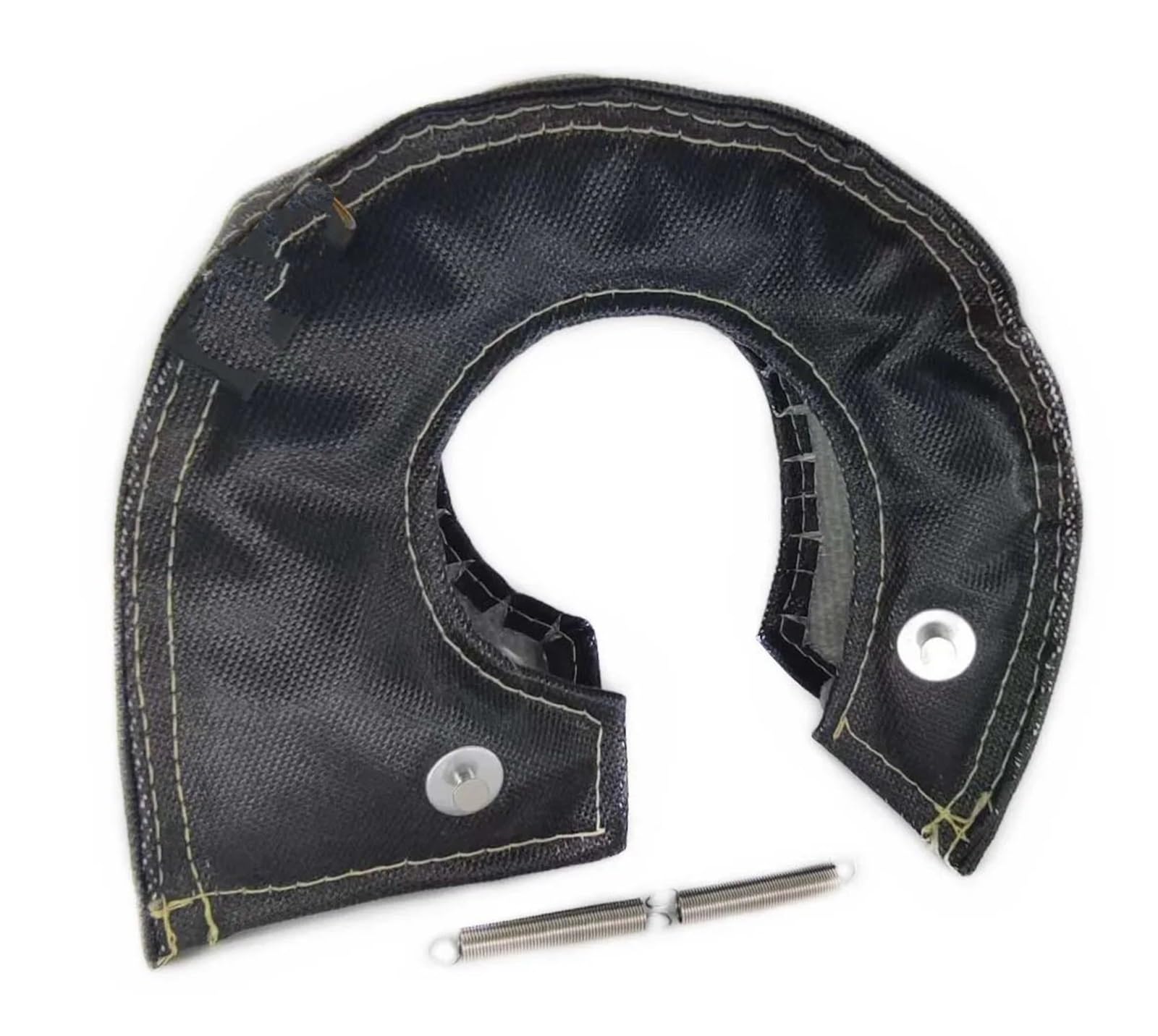 Abgasturbolader Passend für jeden T4 T67 T71 T76 T88 GT40 GT45 T04 T4 Turbolader Fiberglas Turbo Shield Turbo Blanket Hochtemperatur Turbocharger Kit(Black) von ZRHYRG