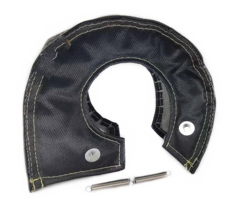 Abgasturbolader Passend für jeden T4 T67 T71 T76 T88 GT40 GT45 T04 T4 Turbolader Fiberglas Turbo Shield Turbo Blanket Hochtemperatur Turbocharger Kit(Black) von ZRHYRG
