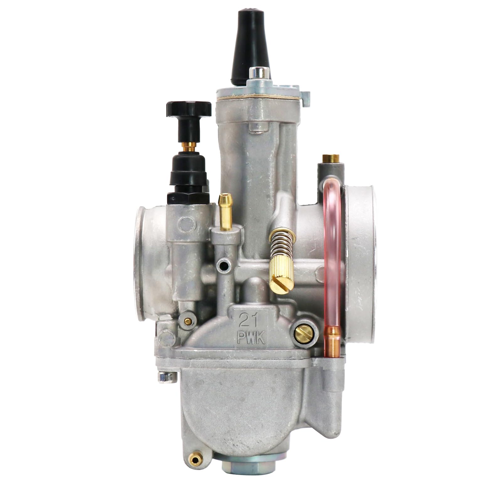 PWK 21 mm Vergaser Motorrad Power Jet Carb Racing Performance Universal für 50 cc bis 100 cc Pit Dirt Bike Motocross Enduro On/Off Road ATV Quad Scooter (21 mm) von ZSDTRP