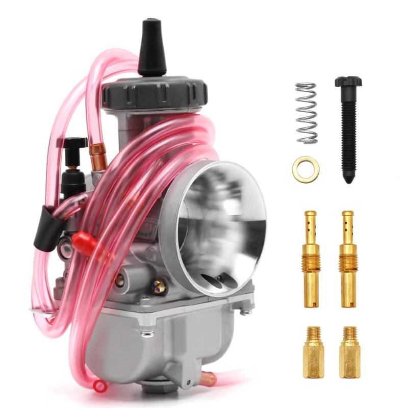 PWK 42 mm Vergaser Motorrad Racing Vergaser Universal für 450 cc bis 650 cc Pit Dirt Bike Motocross Enduro On/Off Road ATV Quad Scooter (42 mm) von ZSDTRP