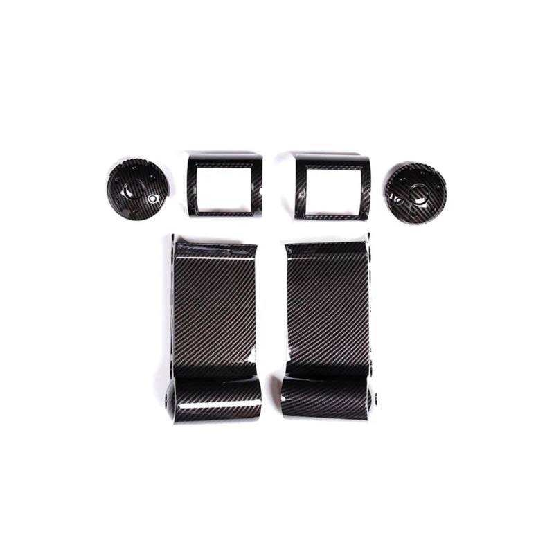Auto-Innenverkleidungs ABS-Auto-Armaturenbrett Sowohl Seitenklimaanlage Luftauslassrahmenabdeckung Für Toyota Für FJ Cruiser 2007-2021 Auto Dekoration Rahmen Trim(Carbon Pattern) von ZSGHJA
