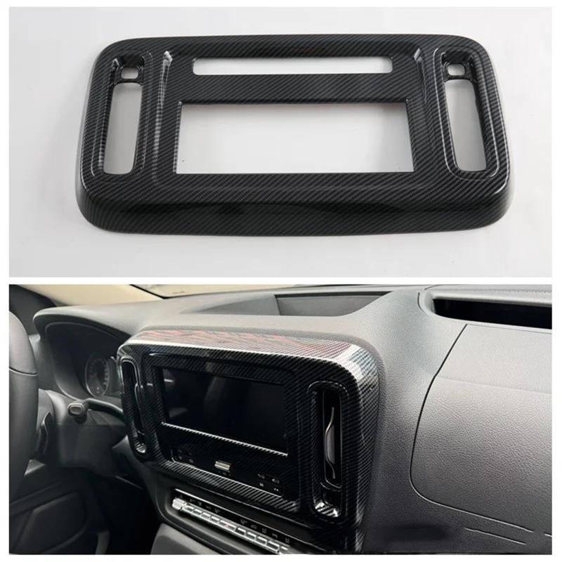 Auto-Innenverkleidungs ABS Auto GPS Navigation Rahmen Panel Abdeckung Styling Aufkleber Für Benz Für Vito 2024 Auto Dekoration Rahmen Trim von ZSGHJA