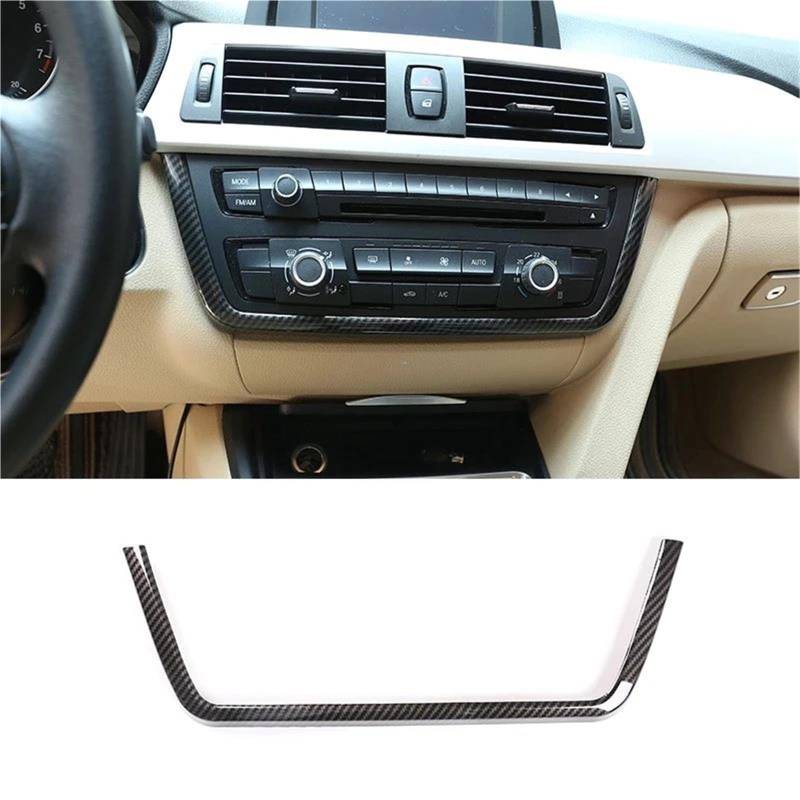 Auto-Innenverkleidungs ABS Auto Interior Center Control CD Panel Rahmen Abdeckung Für 3 4 Serie Für GT F30 F36 2013-2019 Auto Dekoration Rahmen Trim(Carbon Pattern) von ZSGHJA