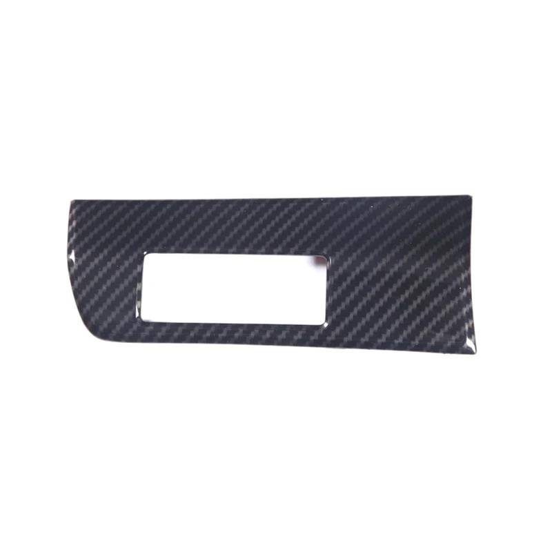 Auto-Innenverkleidungs ABS-Auto-Lenkrad-Seitenkartensteckplatz-Dekorrahmen Für Chevy Für Corvette C8 2020-2023 Autoinnenraum Auto Dekoration Rahmen Trim(Carbon Pattern) von ZSGHJA