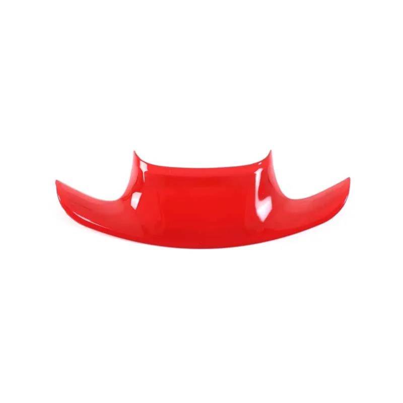 Auto-Innenverkleidungs ABS-Carbonfaser-Muster Lenkrad Unterteil Abdeckung Trim Aufkleber Für Chevy Für Corvette C7 2014-2019 Auto Dekoration Rahmen Trim(Rot) von ZSGHJA