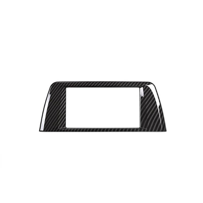 Auto-Innenverkleidungs ABS Für X1 F48 2016-2019 Auto Center Console GPS Navigation Bildschirm Dekoration Rahmen Abdeckung Trim Auto Dekoration Rahmen Trim(Carbon pattern) von ZSGHJA
