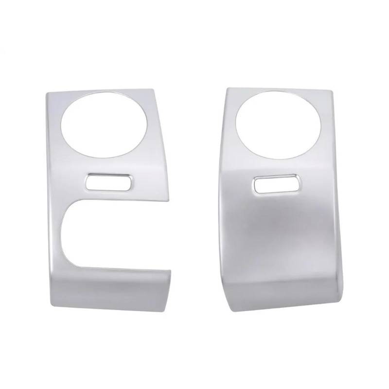 Auto-Innenverkleidungs Auto Armaturenbrett Seite Klimaanlage Vent Abdeckung Trim Panel Aufkleber Für Land Für Rover Für Discovery 4 Auto Dekoration Rahmen Trim(Silber) von ZSGHJA
