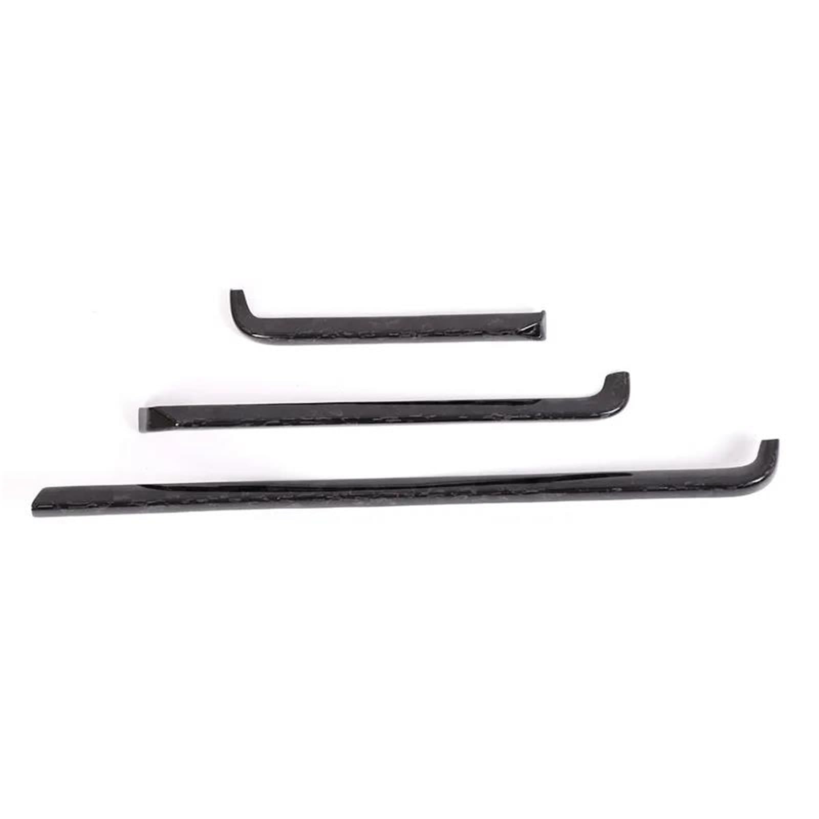 Auto-Innenverkleidungs Auto Center Console Dashboard Trim Streifen 3 Stücke Für Chevy Für Corvette C8 Z51 Für Stingray Coupe 2020-2022 Auto Dekoration Rahmen Trim(Forging Grain) von ZSGHJA