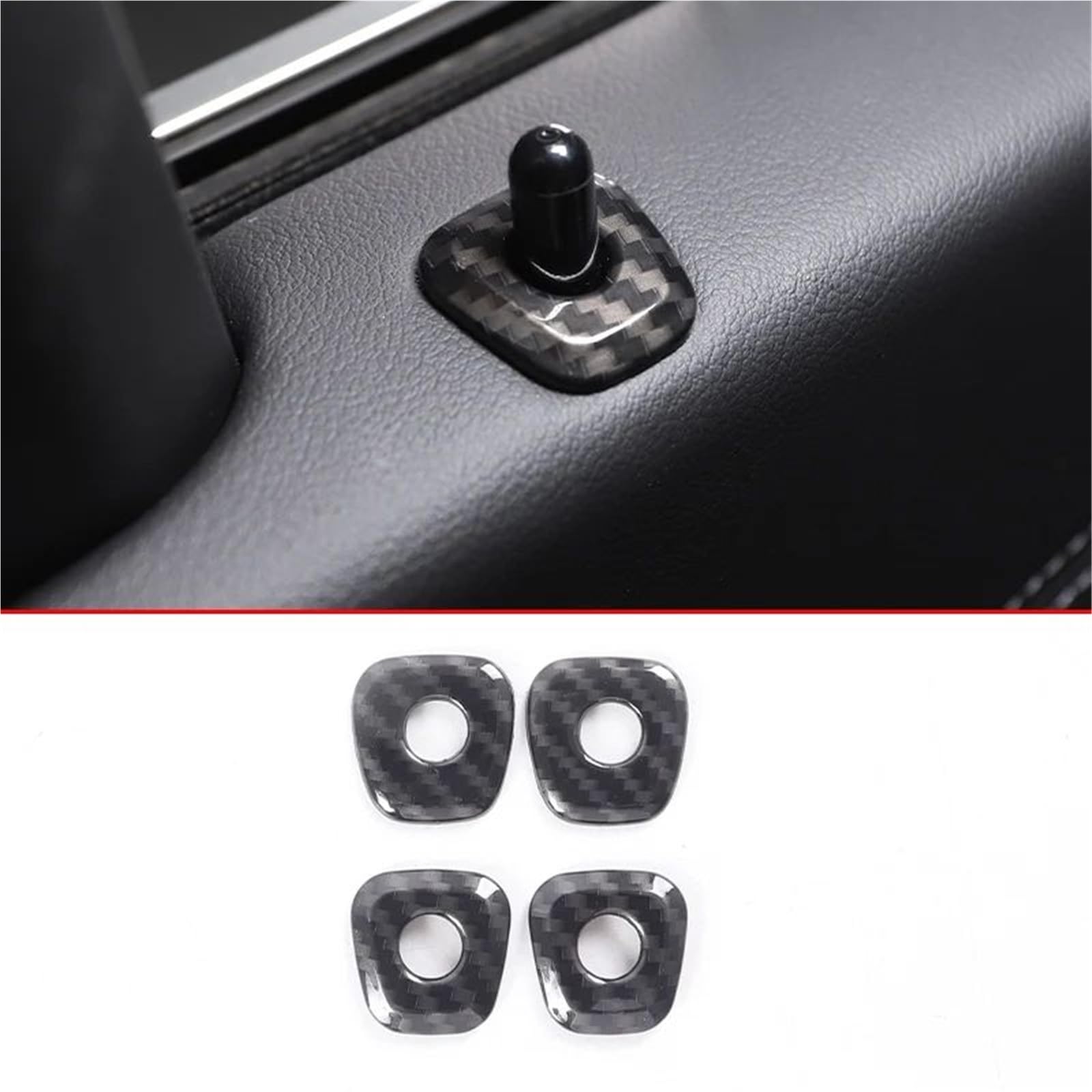 Auto-Innenverkleidungs Auto Center Controls Lenkrad Shift Panel Abdeckung Für X1 U10 U11 2023-2024 Innen Zubehör LHD Auto Dekoration Rahmen Trim(Carbon Texture 18) von ZSGHJA