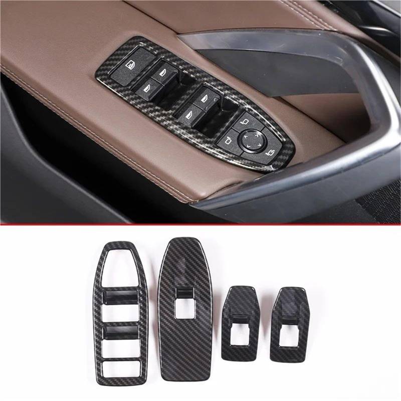 Auto-Innenverkleidungs Auto Center Controls Lenkrad Shift Panel Abdeckung Für X1 U10 U11 2023-2024 Innen Zubehör LHD Auto Dekoration Rahmen Trim(Carbon Texture 5) von ZSGHJA
