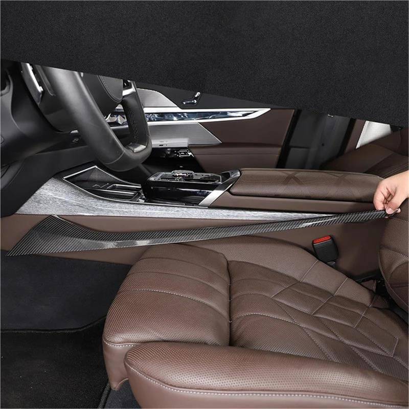 Auto-Innenverkleidungs Für 7er Für G70 2023-2024 Carbon Fiber Car Center Console Gear Shift Side Panel Trim Cover Auto Dekoration Rahmen Trim von ZSGHJA
