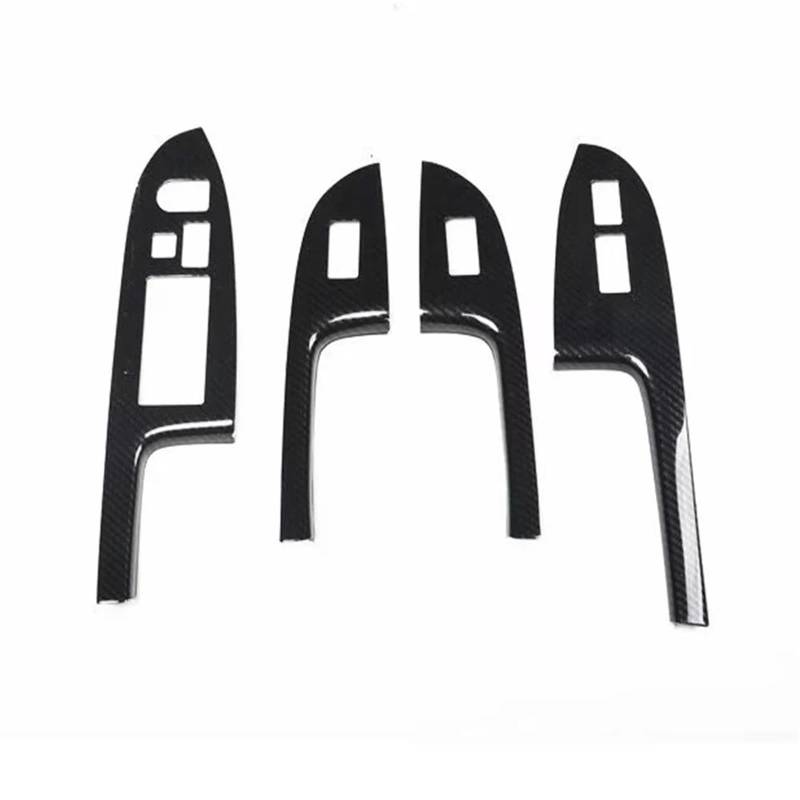 Auto-Innenverkleidungs Für Accord 7. 2004–2007 RHD Autotür Armlehne Fensterheber Schalter Abdeckung Trim ABS Styling Formteile 4 Stück Auto Dekoration Rahmen Trim(Carbon Pattern) von ZSGHJA