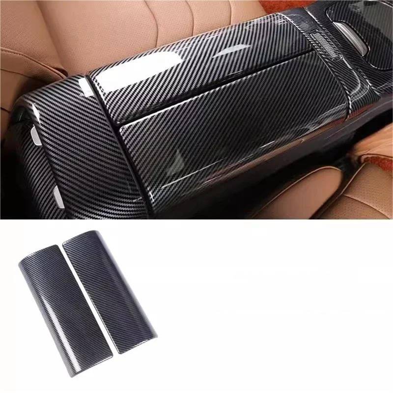 Auto-Innenverkleidungs Für Benz Für E-Klasse Für W214 S214 2024 ABS Auto Armlehne Box Panel Dekorative Abdeckung Innen Auto Dekoration Rahmen Trim(Style B) von ZSGHJA