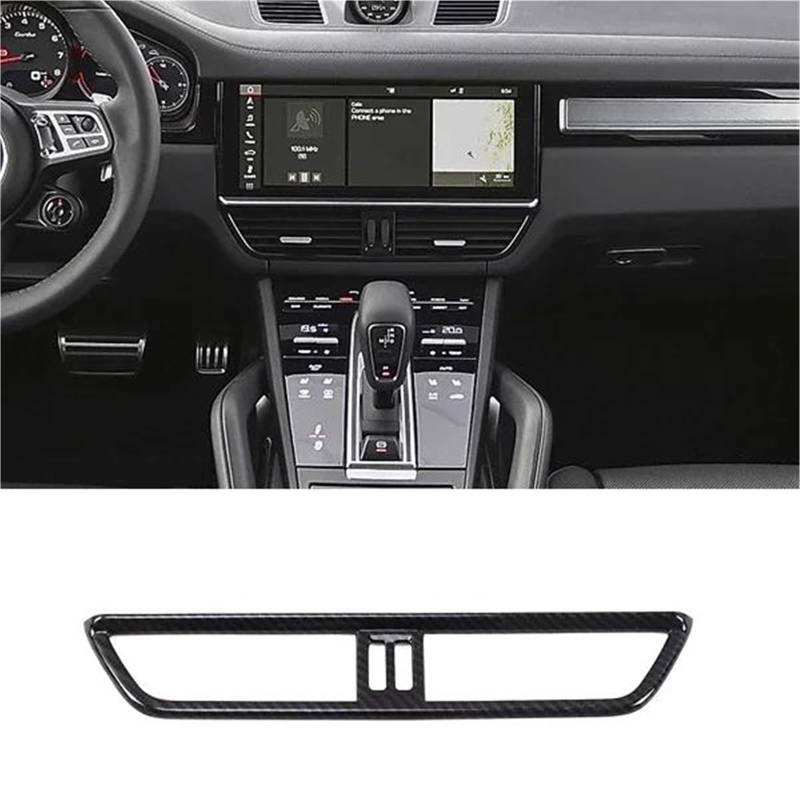 Auto-Innenverkleidungs Für Cayenne 2018-2022 ABS Auto Getriebe Wasser Tasse Rahmen Luftauslass Innere Armlehne Trim Abdeckung Auto Innen Auto Dekoration Rahmen Trim(Style 12) von ZSGHJA