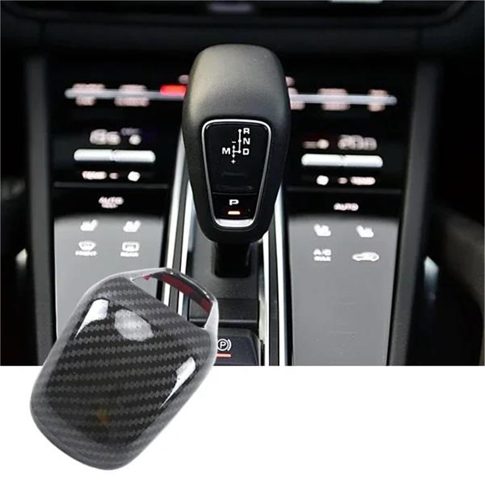 Auto-Innenverkleidungs Für Cayenne 2018-2022 ABS Auto Getriebe Wasser Tasse Rahmen Luftauslass Innere Armlehne Trim Abdeckung Auto Innen Auto Dekoration Rahmen Trim(Style 8) von ZSGHJA
