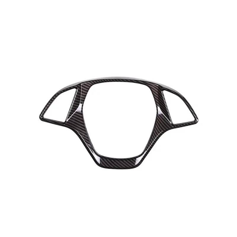 Auto-Innenverkleidungs Für Chevy Für Corvette C7 2014-2019 ABS Auto Styling Auto Lenkrad Dekorative Rahmen Aufkleber Teile Auto Dekoration Rahmen Trim(Carbon pattern) von ZSGHJA