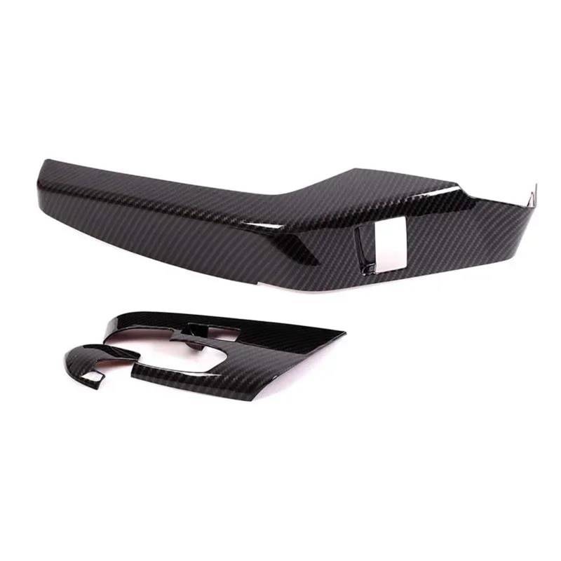 Auto-Innenverkleidungs Für Chevy Für Corvette C7 2014-2019 ABS Carbon Fiber Muster Auto Glas Lift Schalter Rahmen Auto Innen Auto Dekoration Rahmen Trim(Carbon pattern) von ZSGHJA