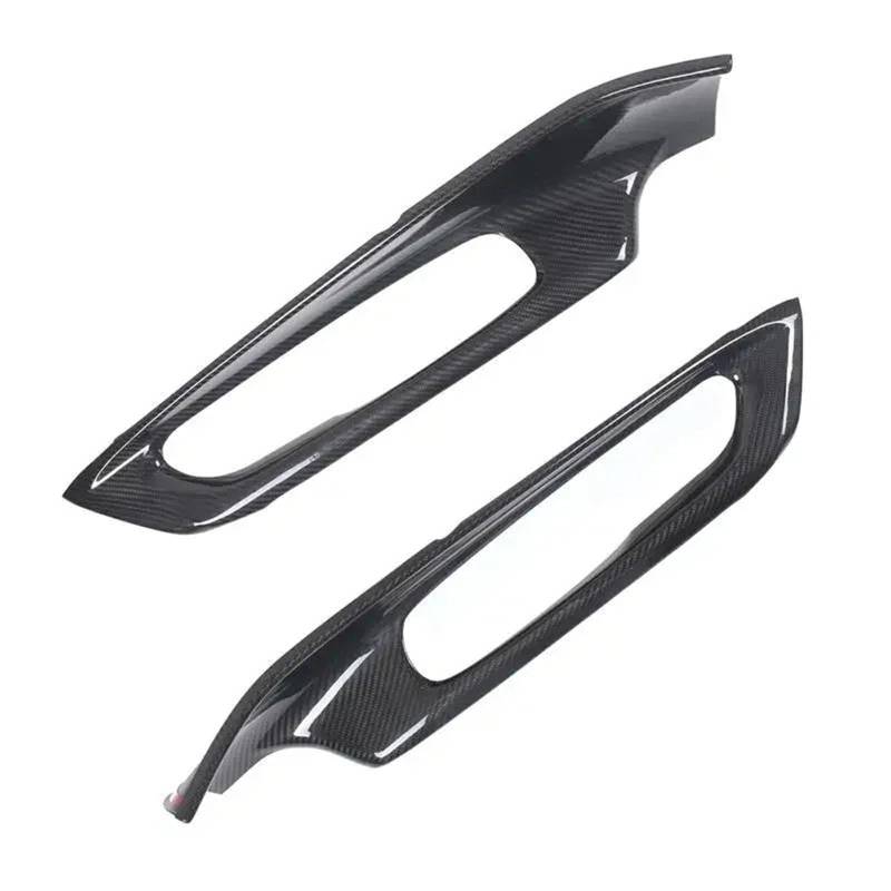 Auto-Innenverkleidungs Für Chevy Für Corvette Für C8 Z51 Z06 2020-2024 Autofensterheber-Steuerschalterknopfrahmenabdeckungsverkleidung Auto Dekoration Rahmen Trim(Kohlefaser) von ZSGHJA