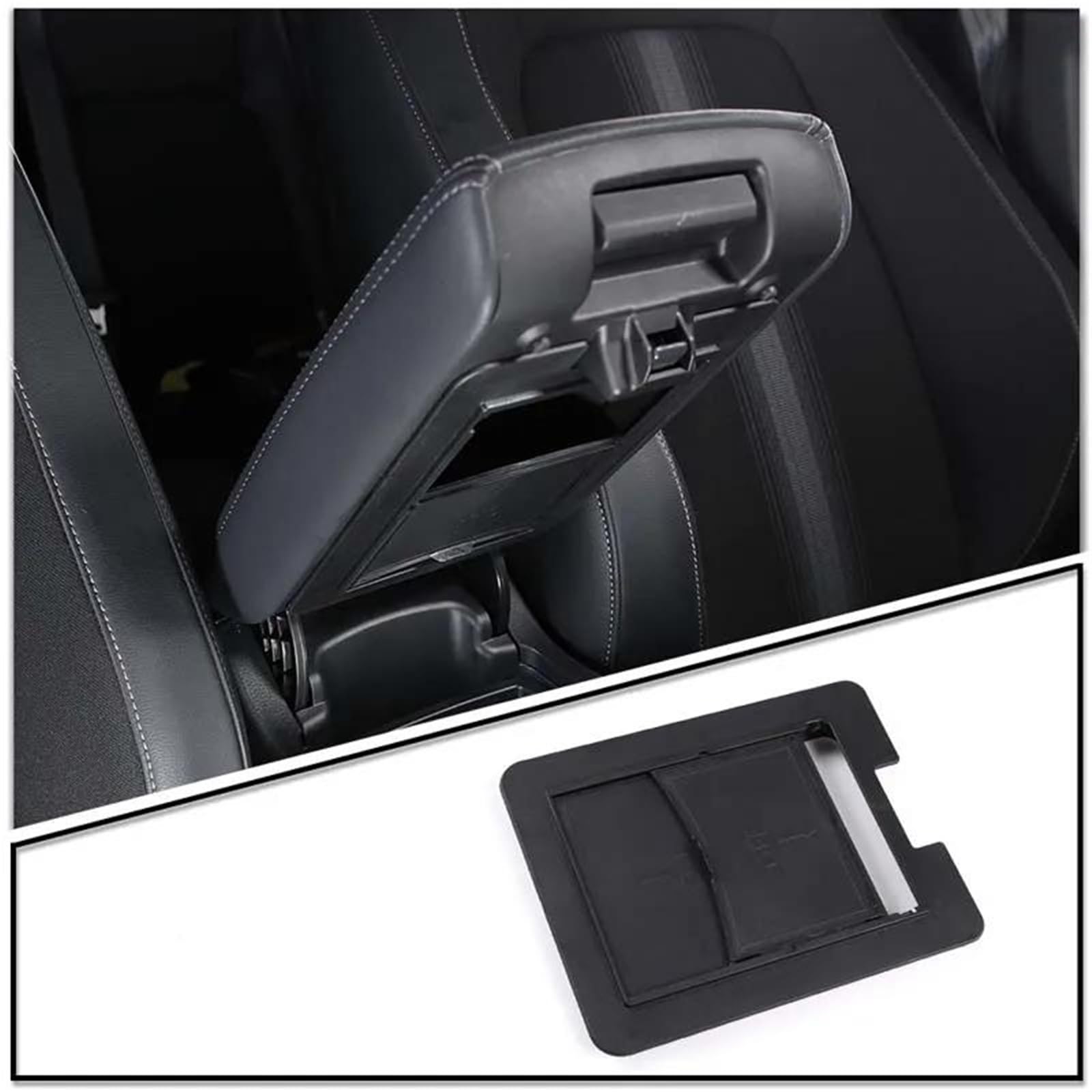 Auto-Innenverkleidungs Für Civic 11. 2022 ABS Center Console Organizer Fach Armlehne Aufbewahrungsbox Autoinnenausstattung Auto Dekoration Rahmen Trim(Style 5) von ZSGHJA