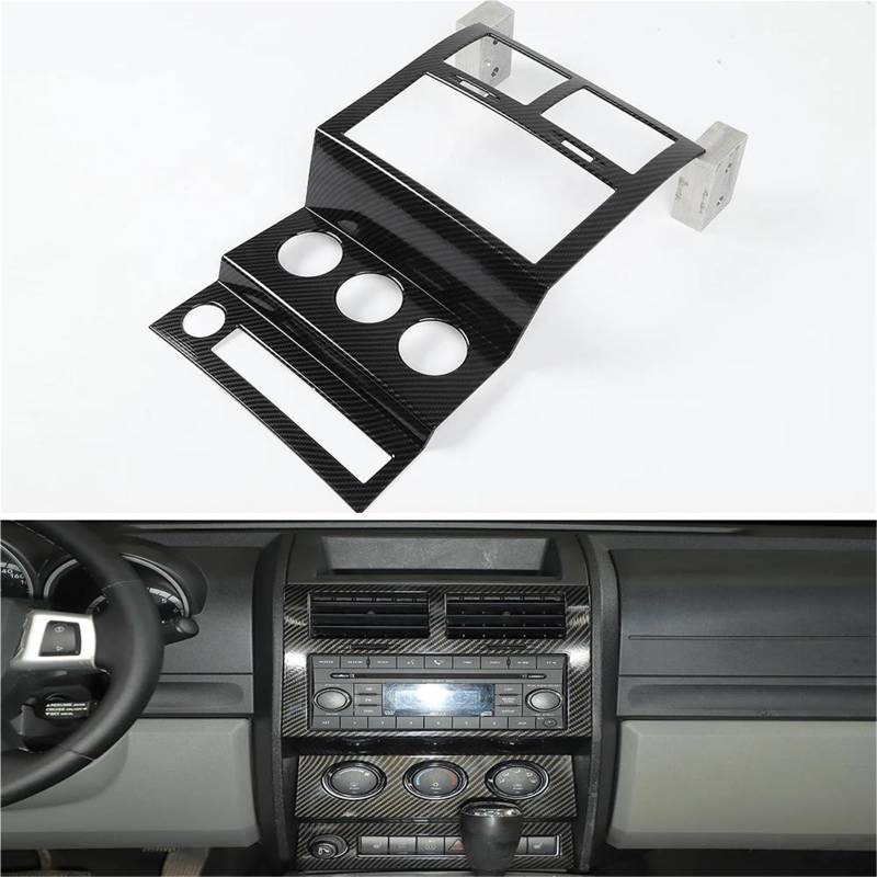 Auto-Innenverkleidungs Für Dodge Für Nitro 2007-2012 Auto Mittelkonsole Rahmenabdeckung Verkleidung Styling Innenraum Autoformteile Auto Dekoration Rahmen Trim(Carbon Pattern) von ZSGHJA