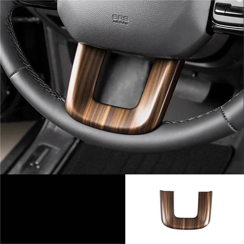 Auto-Innenverkleidungs Für H9 2024-2025 Pfirsich Holzmaserung Getriebe Shift Panel Trim Fenster Glas Lift Taste Schalter Trim Abdeckung Auto Dekoration Rahmen Trim(Style 4) von ZSGHJA