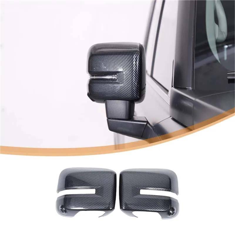 Auto-Innenverkleidungs Für Haval Für H9 2nd 2024 2025 ABS Carbon Muster Auto Center Shift Panel Lenkräder Spiegel Dekor Auto Dekoration Rahmen Trim(Carbon pattern 6) von ZSGHJA