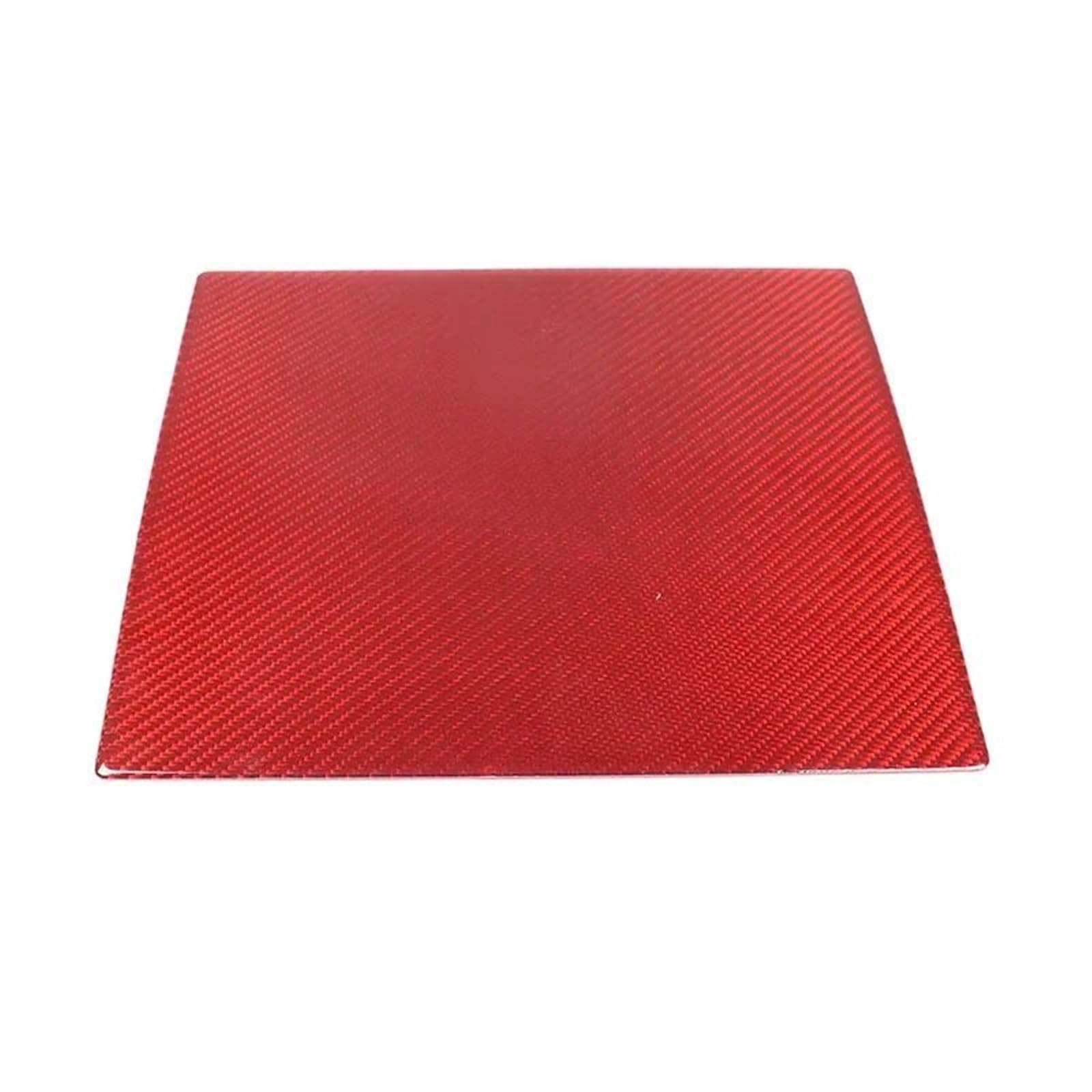 Auto-Innenverkleidungs Für Hummer Für H2 2003-2007 Weiche Kohlefaser-Textur Auto Mittelkonsole Armlehne Box Slot Pad Aufkleber Auto Dekoration Rahmen Trim(Rot) von ZSGHJA