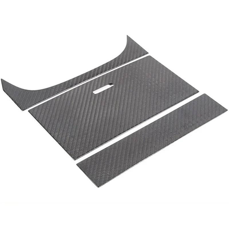 Auto-Innenverkleidungs Für Jaguar Für F-Type 2013-2022 Kohlefaser-Auto Zentralsteuerung Wasserbecherhalter Panel Cover Trim Aufkleber Auto Dekoration Rahmen Trim(Style 3) von ZSGHJA