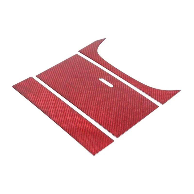 Auto-Innenverkleidungs Für Jaguar Für F-Type 2013-2022 Kohlefaser-Auto Zentralsteuerung Wasserbecherhalter Panel Cover Trim Aufkleber Auto Dekoration Rahmen Trim(Style 4) von ZSGHJA