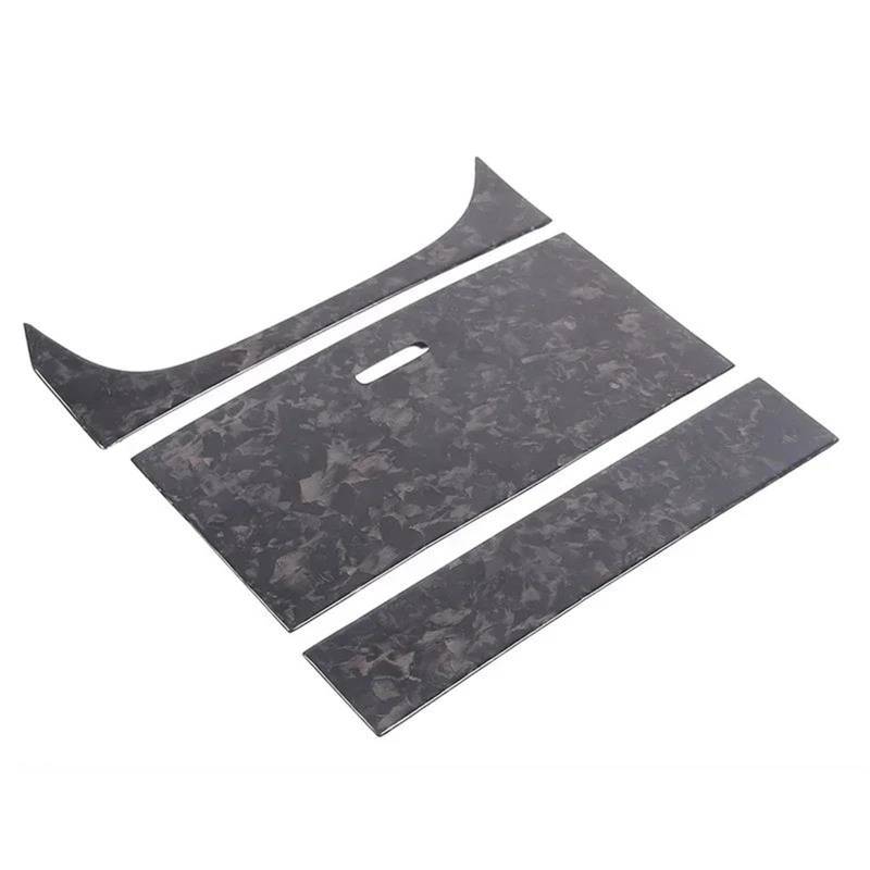 Auto-Innenverkleidungs Für Jaguar Für F-Type 2013-2022 Kohlefaser-Auto Zentralsteuerung Wasserbecherhalter Panel Cover Trim Aufkleber Auto Dekoration Rahmen Trim(Style 5) von ZSGHJA