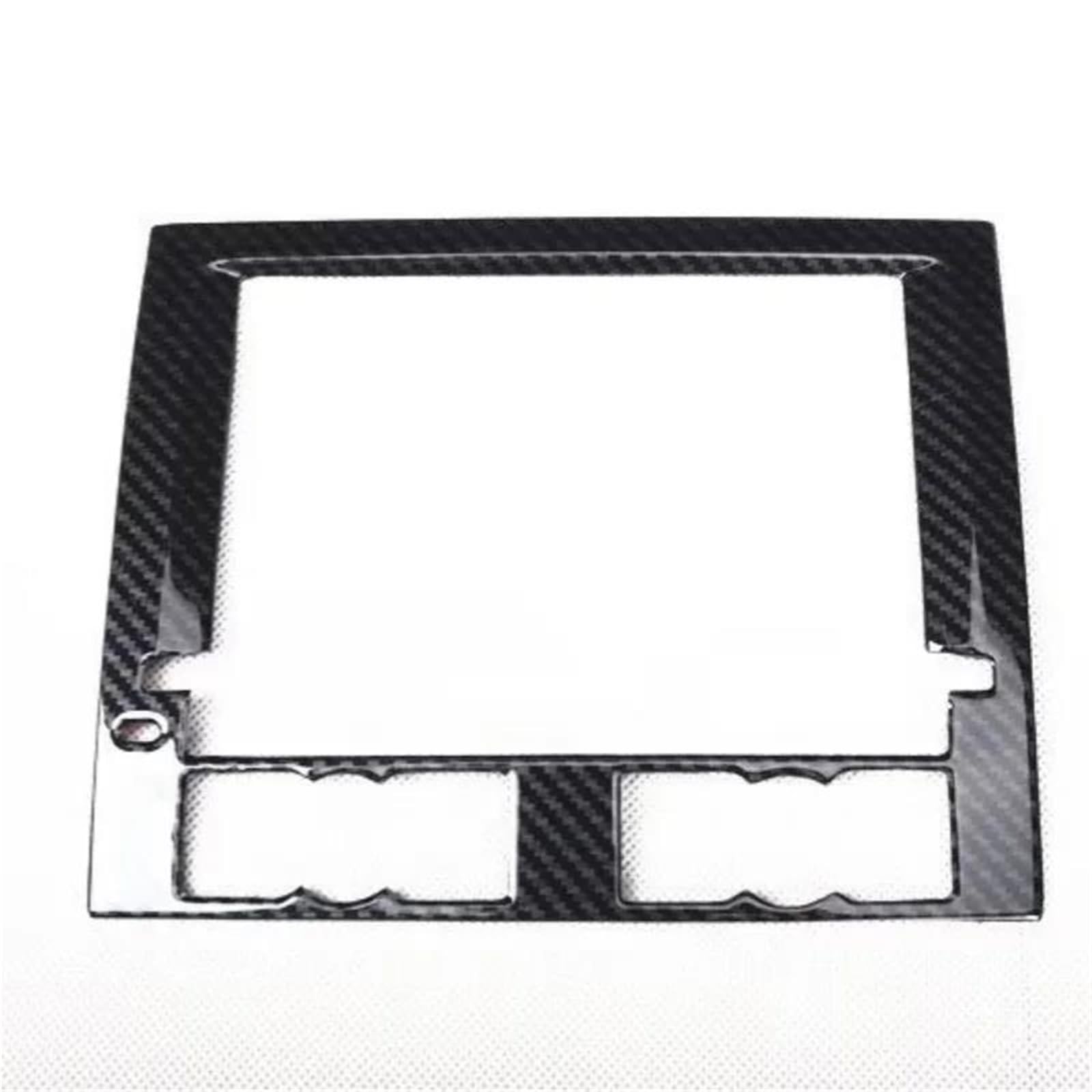Auto-Innenverkleidungs Für Macan 2014-2020 Carbon Fiber Pattern ABS Auto Armaturenbrett Mittelkonsole GPS Rahmen Abdeckung Trim Aufkleber Auto Dekoration Rahmen Trim(Carbon Pattern) von ZSGHJA