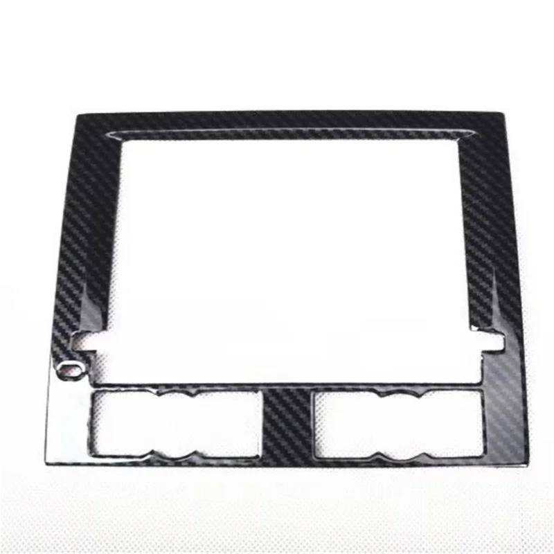 Auto-Innenverkleidungs Für Macan 2014-2020 Carbon Fiber Pattern ABS Auto Armaturenbrett Mittelkonsole GPS Rahmen Abdeckung Trim Aufkleber Auto Dekoration Rahmen Trim(Carbon Pattern) von ZSGHJA