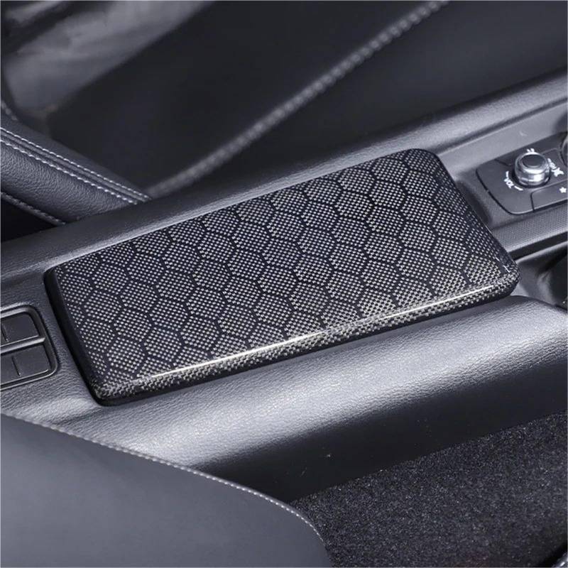 Auto-Innenverkleidungs Für Mazda Für MX-5 ND 2016-2024 Auto Center Armlehne Box Schutz Abdeckung Aufkleber Carbon Fiber Innen Auto Dekoration Rahmen Trim(Style 2) von ZSGHJA