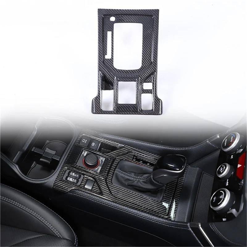 Auto-Innenverkleidungs Für Subaru Für Forester 2019-2024 Carbon Fiber Auto Innen Getriebe Shift Panel Fram Abdeckung Trimmt Aufkleber Auto Dekoration Rahmen Trim(Style A 1PCS) von ZSGHJA