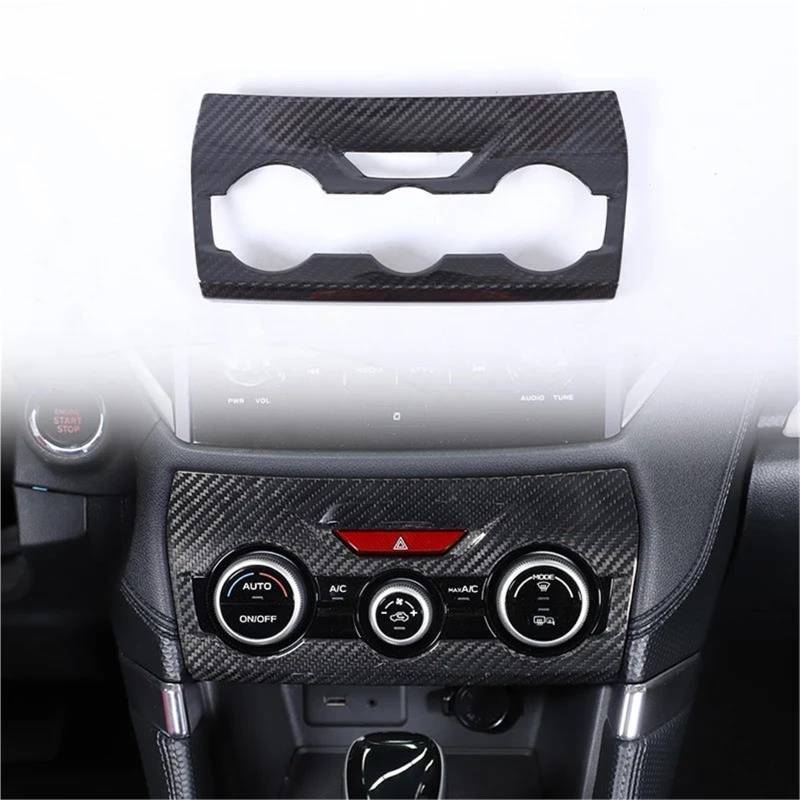 Auto-Innenverkleidungs Für Subaru Für Forester 2019-2024 Carbon Fiber Auto Innen Getriebe Shift Panel Fram Abdeckung Trimmt Aufkleber Auto Dekoration Rahmen Trim(Style B 1PCS) von ZSGHJA