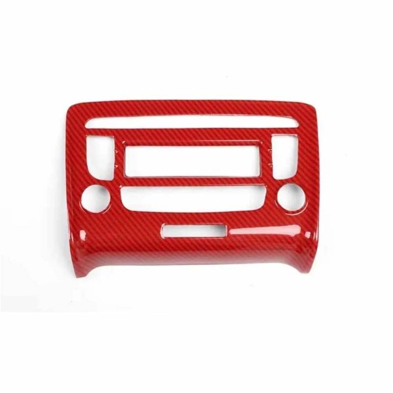 Auto-Innenverkleidungs Für TT 2008-2014 Auto-Armaturenbrett CD-Panel Dekoration Rahmenverkleidung ABS-Aufkleber Innenraum Auto-Styling Auto Dekoration Rahmen Trim(Carbon Red) von ZSGHJA
